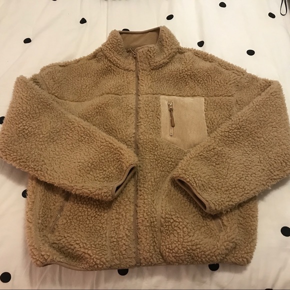 Chestnut brown Teddy Zip Up - Picture 1 of 4